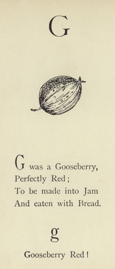 文字G 作： Edward Lear